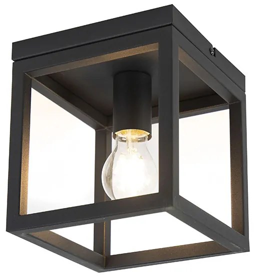 Industrialna lampa wisząca czarna - CagePrzemysłowy Oswietlenie wewnetrzne