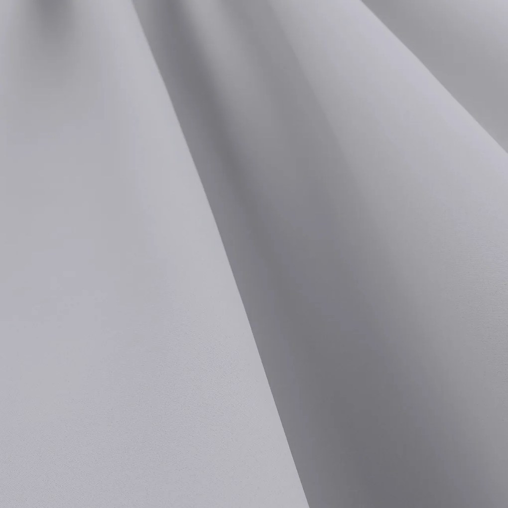 Zasłona zaciemniająca na taśmie marszczącej jasny szary 140 x 280 cm 1 szt.