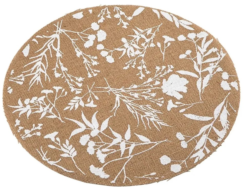 Altom Podkładka jutowa Meadow śr. 38 cm, naturalny