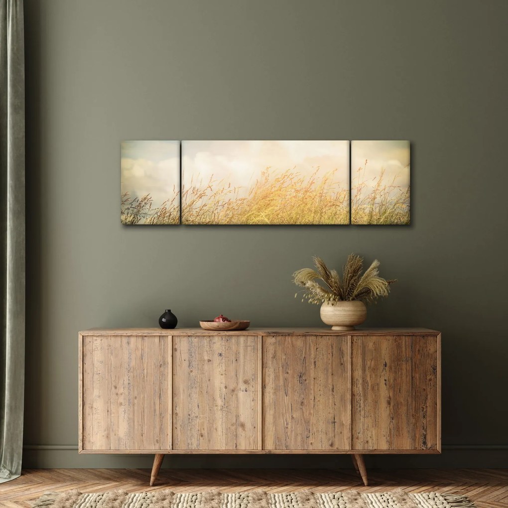 Obraz - Pole jesienią (170x50 cm)