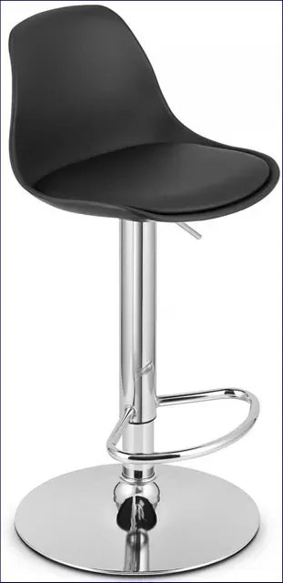 Hoker Kuchenny Czarny Na Chromowanej Podstawie 120 Cm D9-B44