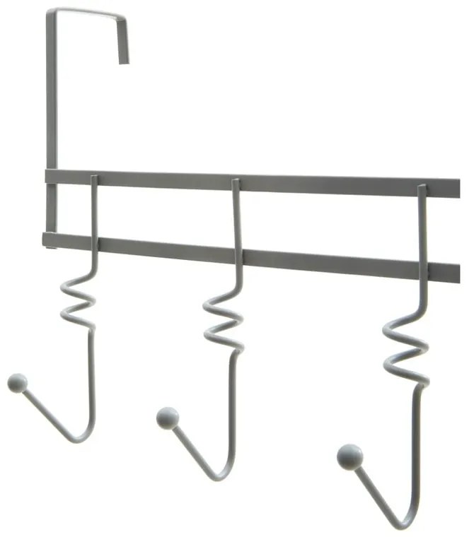 Szary metalowy wieszak na drzwi 46 cm Jaxen – Premier Housewares