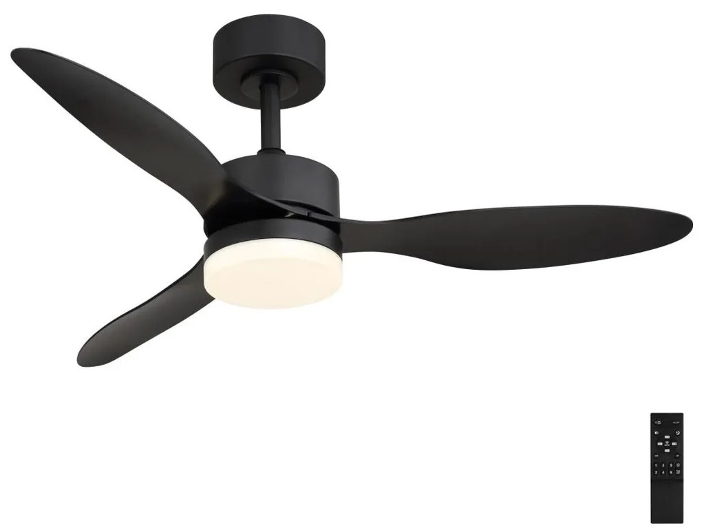 Globo 03608 - LED regulowany wentylator sufitowy BLACKWELL LED/20W/230V + DO