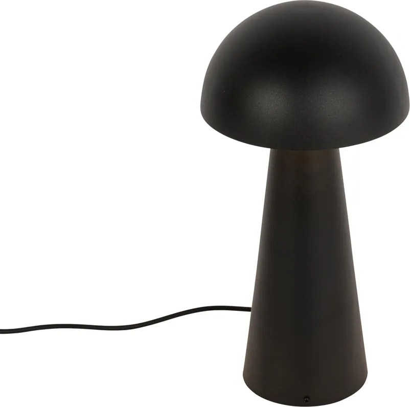 Lampa podłogowa zewnętrzna czarna 50 cm - Mushroom