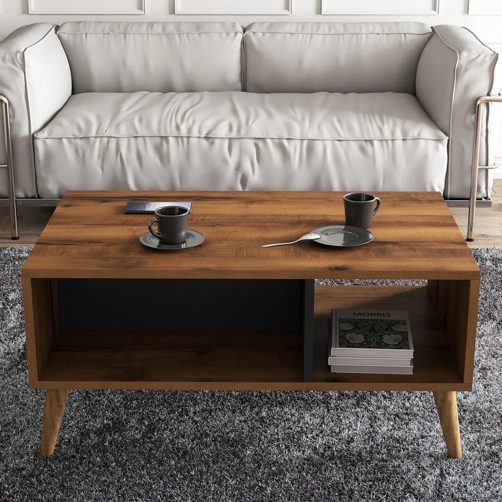 Stolik konferencyjny Exxen Walnut