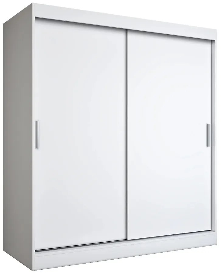 Biała szafa przesuwna 180 cm W8-F90