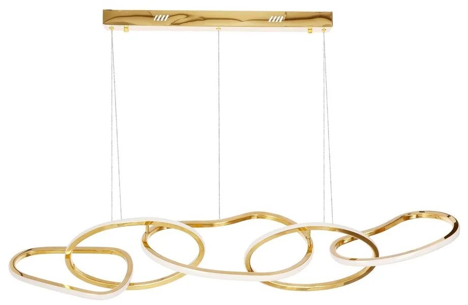 Lampa wisząca LED w kolorze złota Anneli – Candellux Lighting