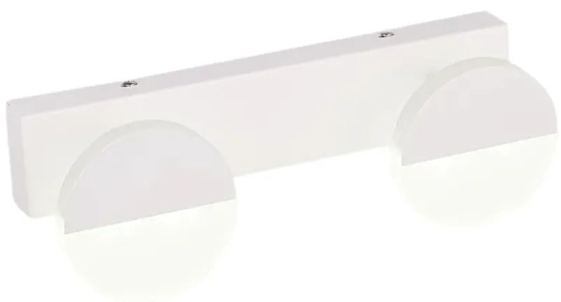 Akrylowy biały kinkiet led - K454 Z1-T11