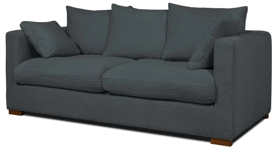 Szara sztruksowa sofa 175 cm Comfy – Scandic