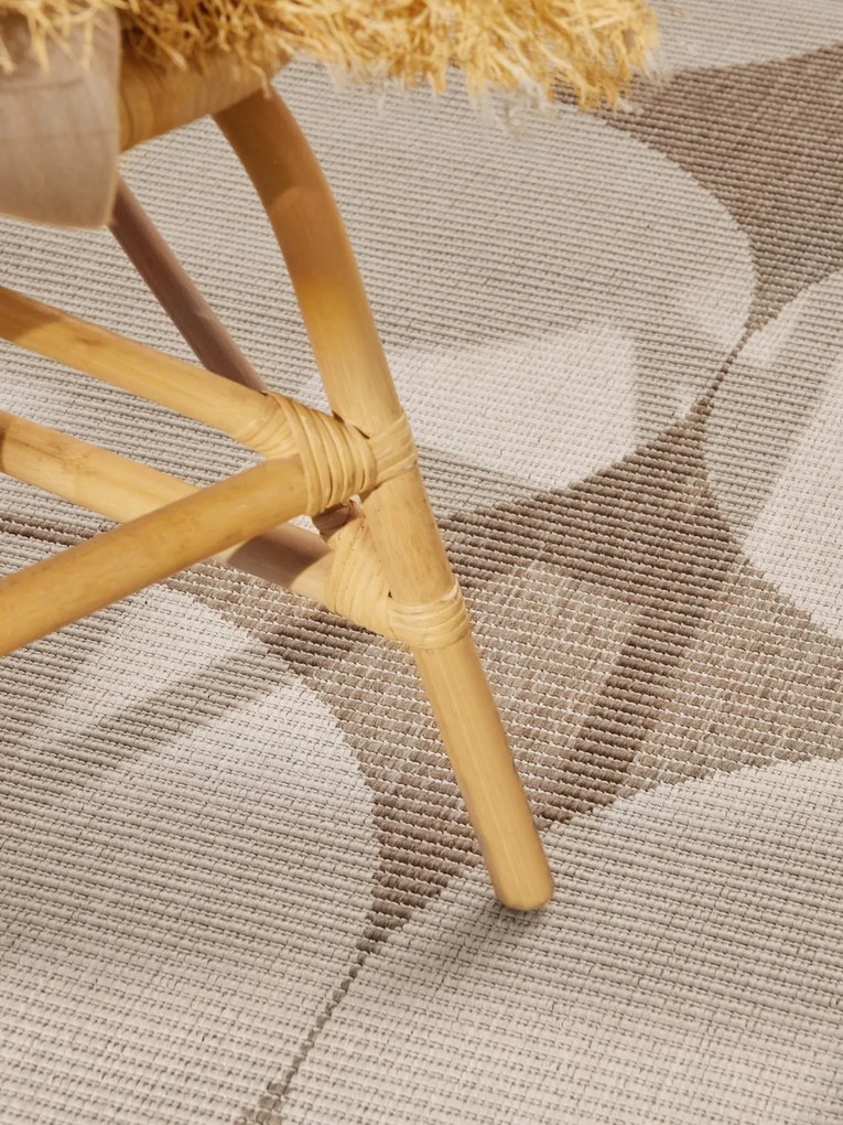 Dywan zewnętrzny dwustronny Duet kremowo-beżowy 120 cm x 170 cm