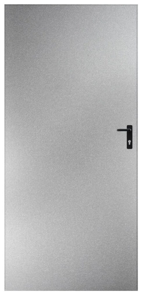 Drzwi blaszane 90, lewa, ocynkowana