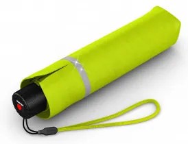 KNIRPS ROOKIE LIME REFLECTIVE - lekki parasol składany