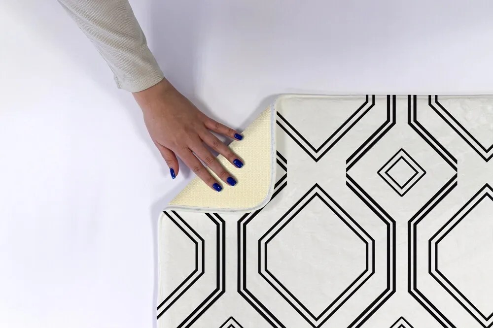 Dywanik do łazienki Dywanik do łazienki Wzory kwadratowe