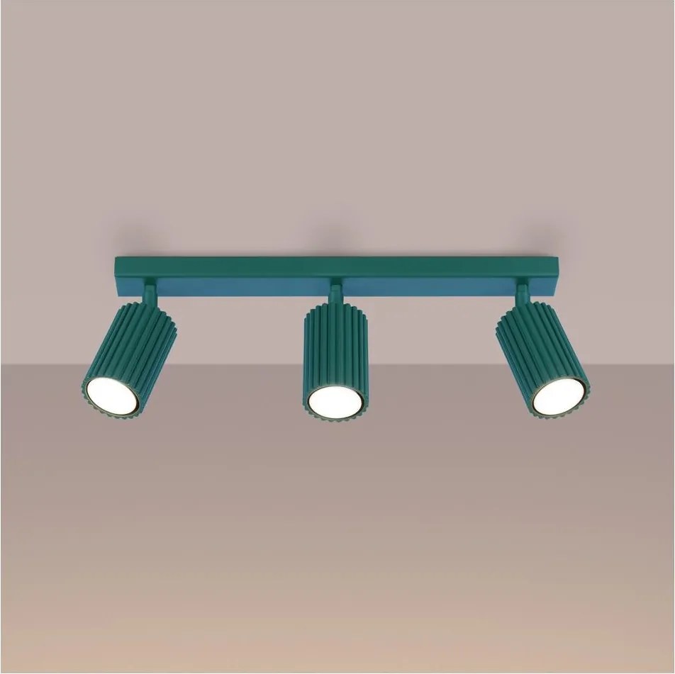 Brilagi - LED oprawa punktowa CRESTO 3xGU10/10W/230V turkusowa