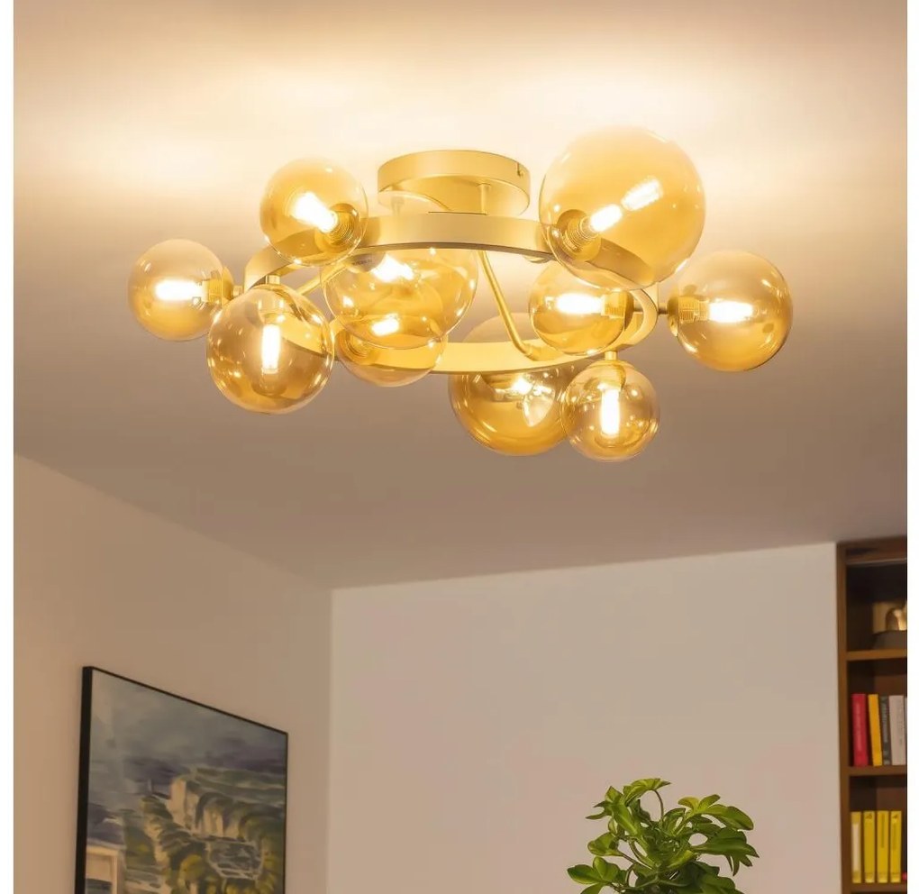 Brilagi - LED Żyrandol natynkowy MILLA 10xG9/3W/230V złoty