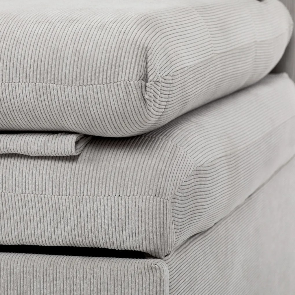 Rozkładana sofa trzyosobowa ASB-4740 BGE2,manżestrowa, beżowa