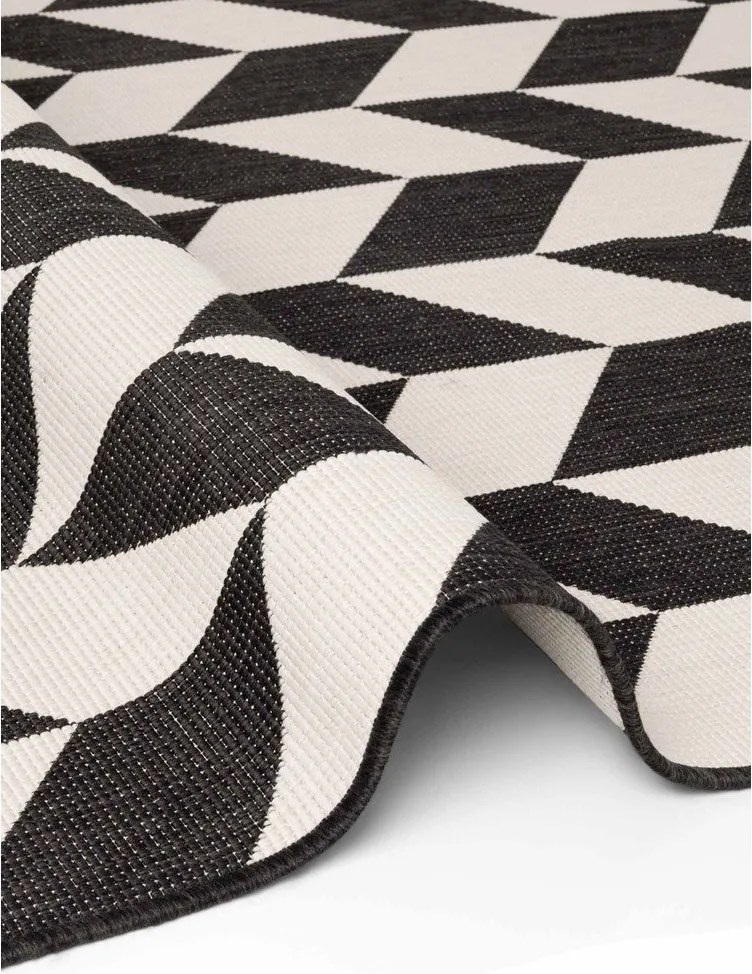 Czarny/kremowy dywan odpowiedni na zewnątrz 160x230 cm Haringey Terrick – Ted Baker