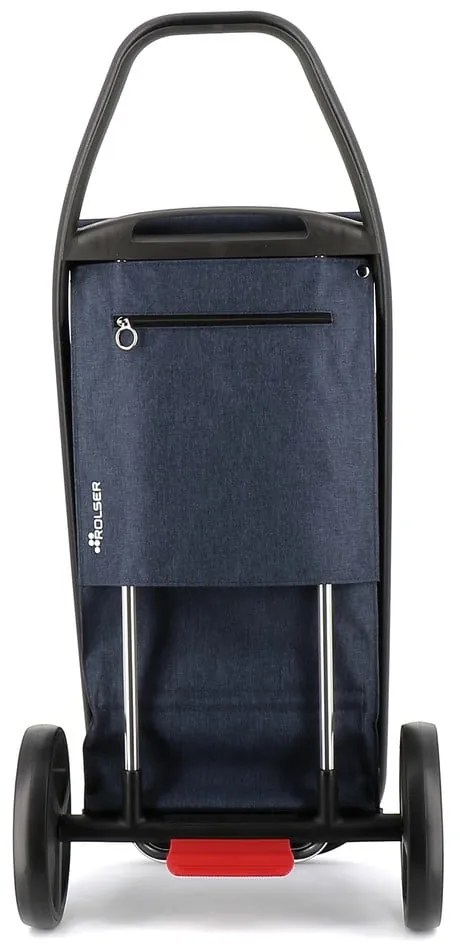 Torba na zakupy na kółkach 53 l Com Tweed Polar Black Tube – Rolser