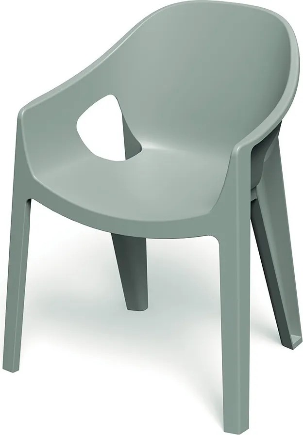 Plastikowe krzesło do ogrodu Premo Seven z podłokietnikami