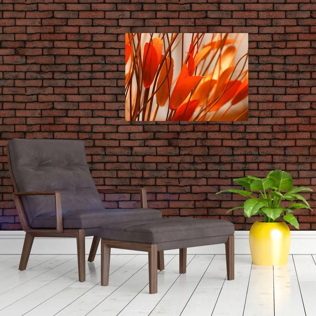 Obraz płatków kwiatów (70x50 cm)