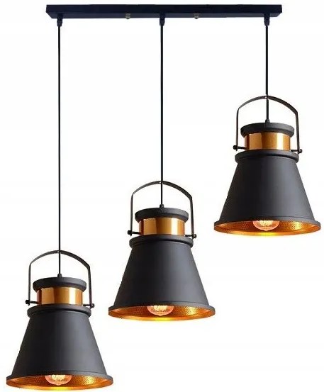 Lampa sufitowa ASTI AAA Czarna