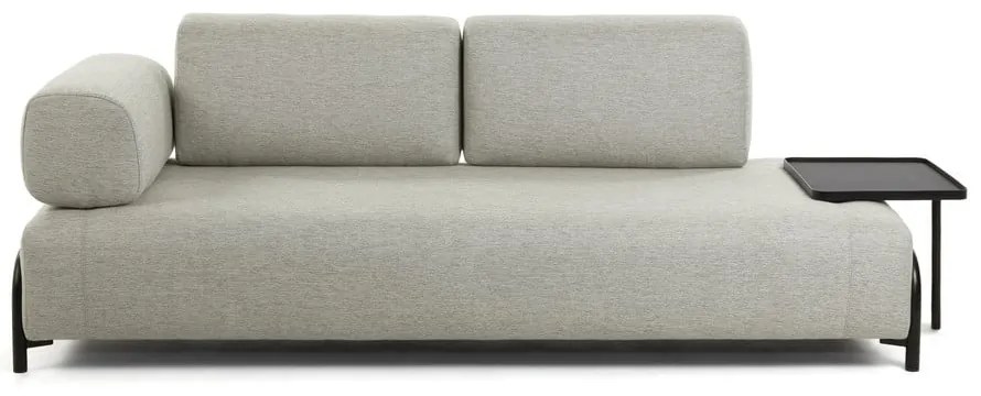 Beżowa sofa ze schowkiem Kave Home Compo