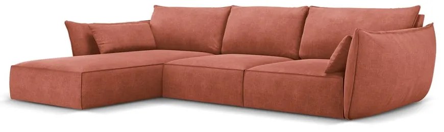 Czerwony narożnik (lewostronny) Vanda – Mazzini Sofas