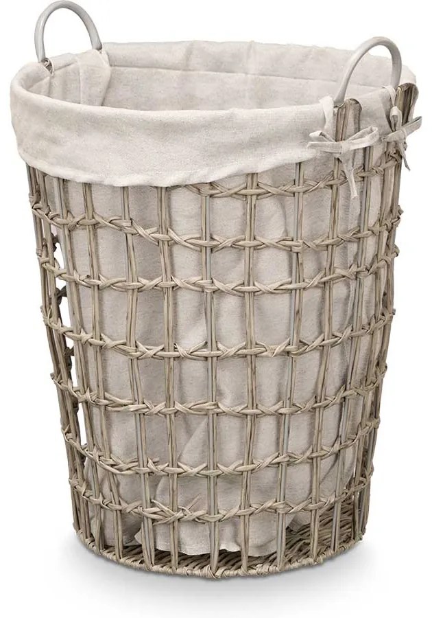 Kosz na pranie z uchwytami, jednokomorowy, 59 cm