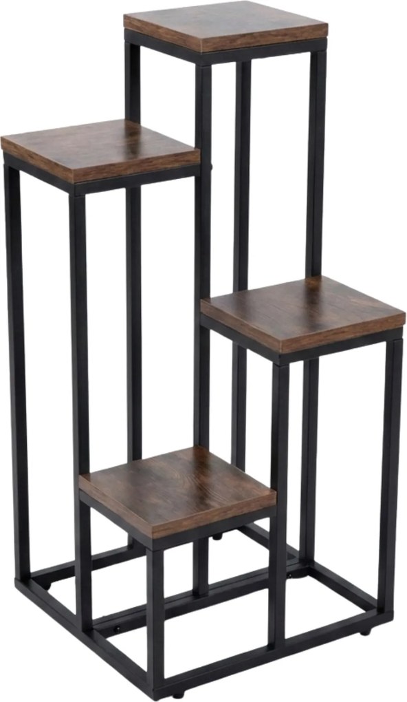 Kwietnik stojący wysoki BIOS na 4 kwiaty, 37 x 34 x 68 cm