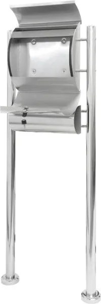 Skrzynka na listy stojąca ze stali nierdzewnej