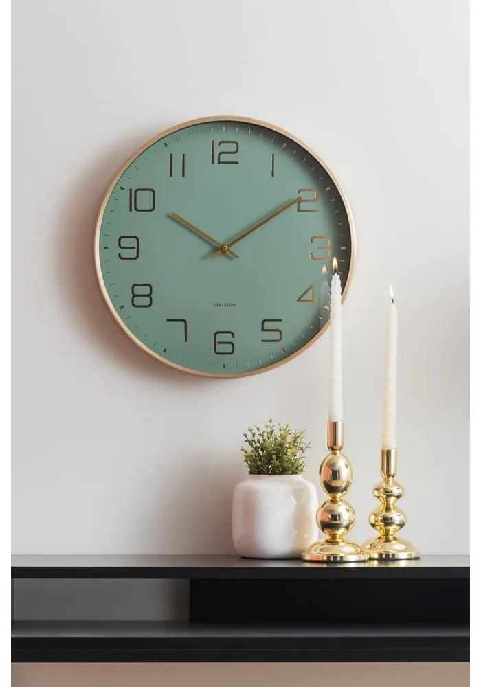 Zegar ścienny ø 40 cm Elegance Glow – Karlsson