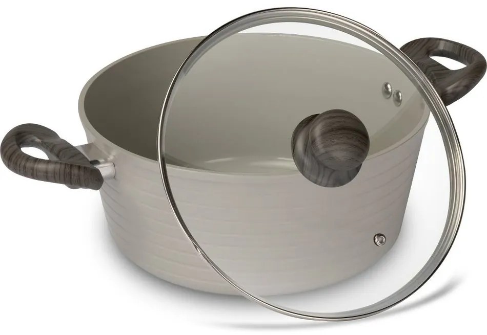 Lamart LT1268 rondel z pokrywką Stripe, średnica24 cm