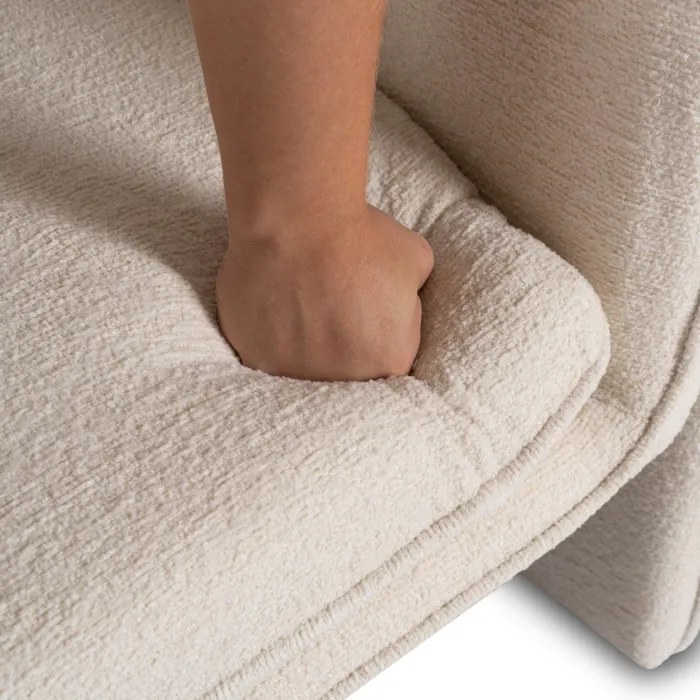 Fotel Wypoczynkowy do Salonu GALA Beżowy Nowoczesny