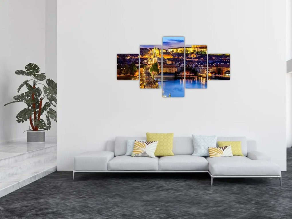 Obraz - Most Karola, Praga, Czechy (125x70 cm)