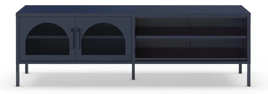 Ciemnoniebieska szafka pod TV 160x50 cm Diora – Marckeric