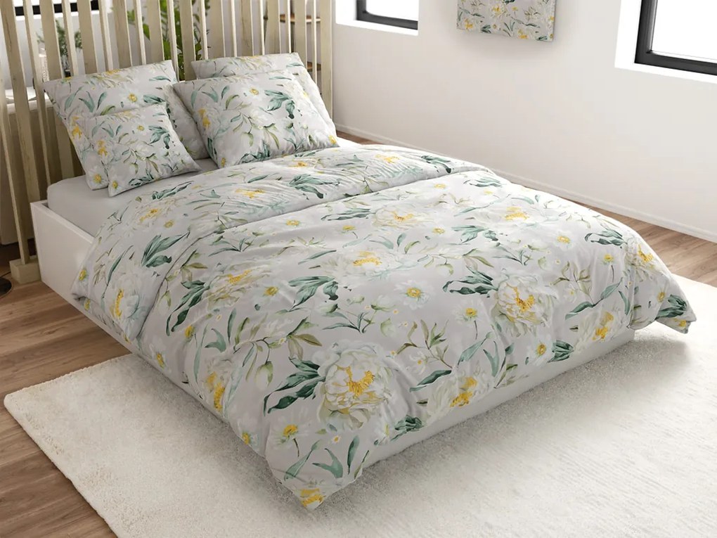 PrzytulneMieszkanie.pl PrzytulneMieszkanie.pl Pościel z mikrofibry ELYSIA, jasnoszara Rozmiar pościeli: 70 x 80 cm | 140 x 200 cm