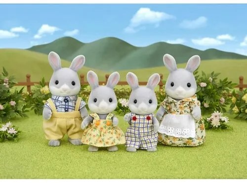Sylvanian Families Rodzina szarych królików