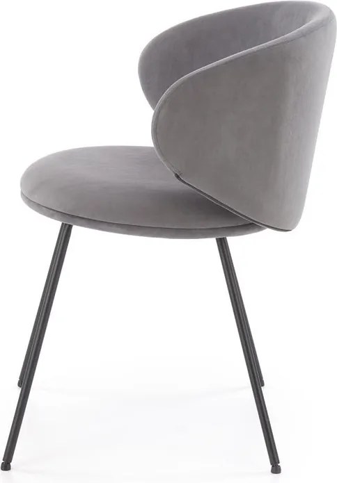 Krzesło do jadalni z profilowanym oparciem K587 Halmar