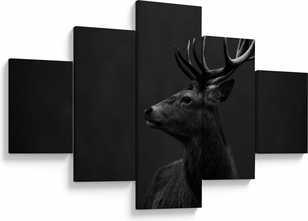 Obraz - Portret jelenia (125x70 cm)