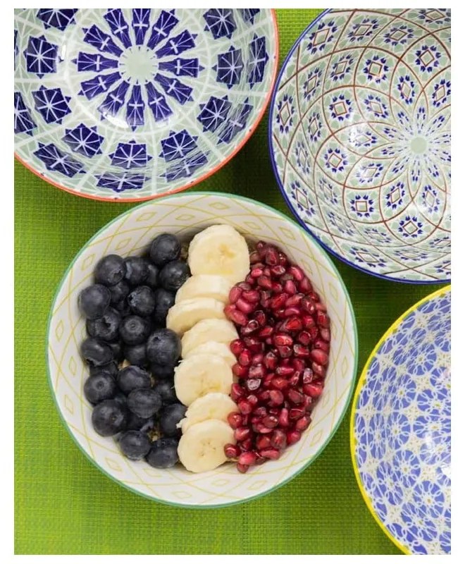 Zestaw 4 misek ceramicznych Kitchen Craft, ø 15 cm