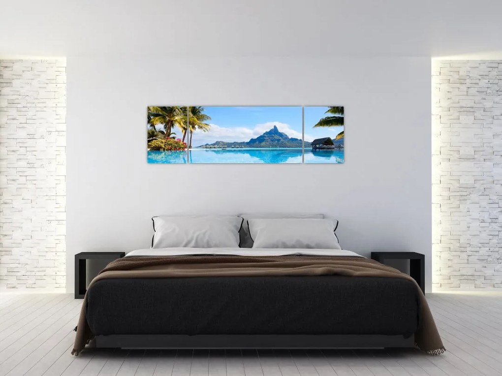 Obraz  - Bora-Bora, Polinezja Francuska (170x50 cm)