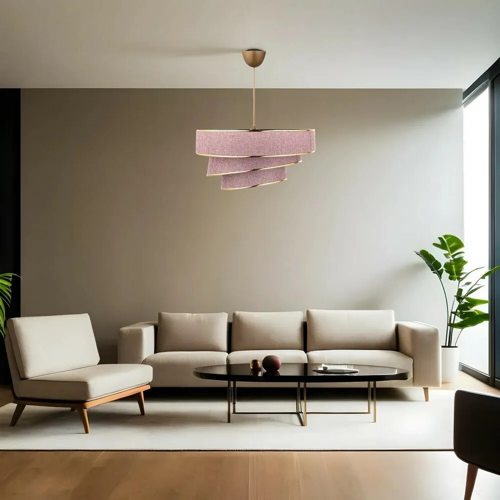 Lampa wisząca Couper - Powder, Gold