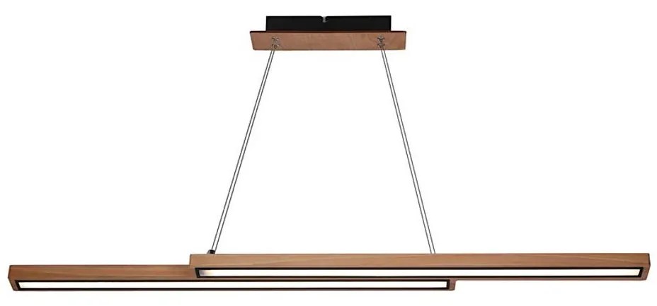 Żyrandol LED na przewodzie SENTO LED/19W/230V drewno