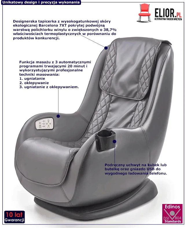 Fotel masujący H3-C75
