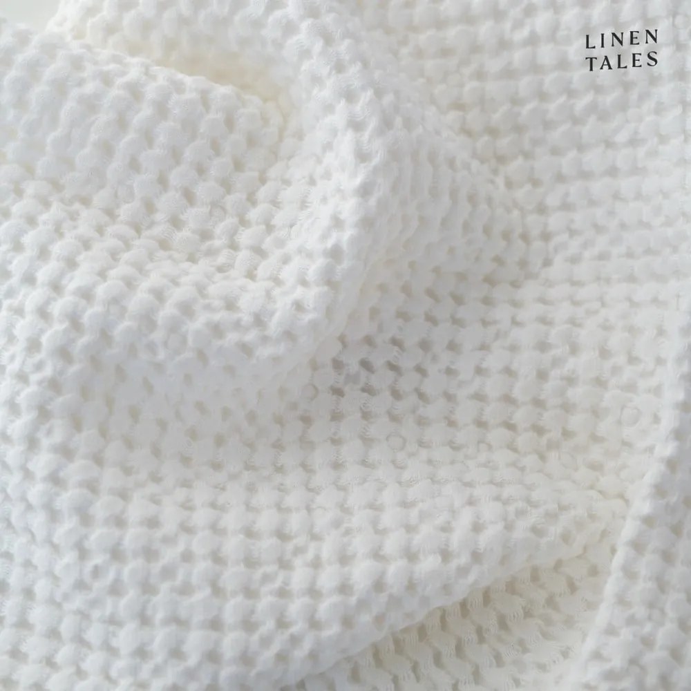 Białe ręczniki zestaw 3 szt. Honeycomb – Linen Tales