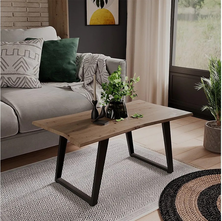 Stolik kawowy rzemieślnik 90x50x40 yan