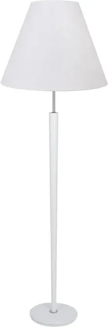 Biała minimalistyczna lampa stojąca z abażurem - 12X S240 B6-C13