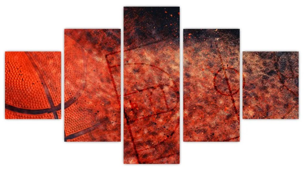 Obraz - Piłka do koszykówki (125x70 cm)