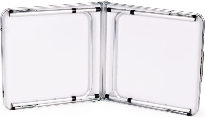 Zestaw turystyczny składany Camporo A120, stół i 4 krzesła, kolor biały