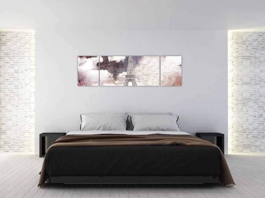 Obraz - Wieża Eiffla, Paryż, Francja (170x50 cm)